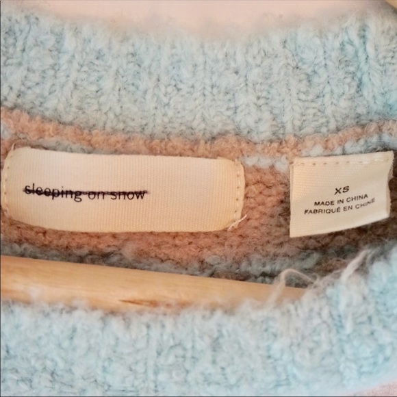Anthro Sleeping on Snow Fair Isle Sweater- XS - Picture 7 of 8